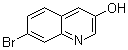 结构式 CAS# 1261487-70-0, 7-溴-3-喹啉醇