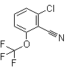 structure of CAS# 1261779-40-1, 2-Chloro-6-(trifluoromethoxy)benzonitrile