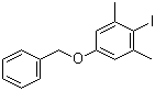 structure of CAS# 126312-61-6, 2-Iodo-1,3-dimethyl-5-(phenylmethoxy)benzene