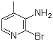 结构式 CAS# 126325-50-6, 2-溴-3-氨基-4-甲基吡啶