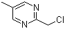 structure of CAS# 126504-85-6, 2-(Chloromethyl)-5-methylpyrimidine