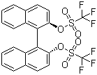 structure of CAS# 126613-06-7, (R)-(-)-1,1'-Binaphthol-2,2'-bis(trifluoromethanesulfonate);(R)-1,1'-Binaphthalene-2,2'-diyl bis(trifluoromethanesulfonate); (R)-(-)-BINOL-TF2