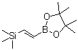 结构式 CAS# 126688-99-1, (E)-4,4,5,5-四甲基-2-[2-(三甲基硅烷基)乙烯基]-1,3,2-二氧硼杂环戊烷