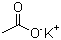 Potassium acetate molecular structure (CAS 127-08-2)