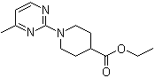 structure of CAS# 1273680-69-5, 1-(4-Methyl-2-pyrimidinyl)-4-piperidinecarboxylic acid ethyl ester