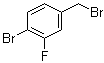 structure of CAS# 127425-73-4, 3-Fluoro-4-bromobenzyl bromide;4-Bromo-3-fluorobenzyl bromide; 1-Bromo-4-(bromomethyl)-2-fluorobenzene