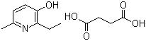 structure of CAS# 127464-43-1, Emoxypine succinate;Mexidol; 2-ethyl-6-methyl-3-pyridinol succinate
