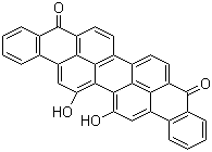 structure of CAS# 128-59-6, 16,17-Dihydroxyviolanthrene-5,10-dione