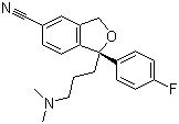 structure of CAS# 128196-02-1, (R)-Citalopram