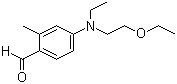 N-Ethyl-N-ethoxylethyl-4-amino-2-methyl benzaldehyde molecular structure (CAS 128237-47-8)