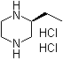 结构式 CAS# 128427-05-4, (S)-2-乙基哌嗪二盐酸盐