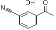 structure of CAS# 128546-86-1, 3-Acetyl-2-hydroxybenzonitrile;1-(3-Cyano-2-hydroxyphenyl)ethanone; 3'-Cyano-2'-hydroxyacetophenone