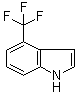 结构式 CAS# 128562-95-8, 4-(三氟甲基)吲哚