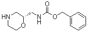结构式 CAS# 1286768-73-7, N-[(2R)-2-吗啉基甲基]氨基甲酸苄酯