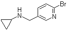 结构式 CAS# 1289387-50-3, 6-溴-N-环丙基-3-吡啶甲胺