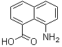 结构式 CAS# 129-02-2, 8-氨基-1-萘甲酸