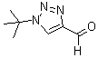 结构式 CAS# 129027-65-2, 1-(1,1-二甲基乙基)-1H-1,2,3-三唑-4-甲醛