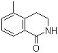 structure of CAS# 129075-56-5, 3,4-Dihydro-5-methyl-1(2H)-isoquinolinone;PD 128763