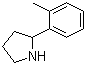 结构式 CAS# 129540-23-4, 2-(2-甲基苯基)吡咯烷