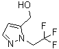 结构式 CAS# 1296225-26-7, 1-(2,2,2-三氟乙基)-1H-吡唑-5-甲醇
