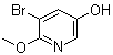 结构式 CAS# 1299312-97-2, 5-溴-6-甲氧基-3-吡啶醇