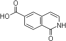 structure of CAS# 1301214-60-7, 1-Oxo-1,2-dihydroisoquinoline-6-carboxylic acid