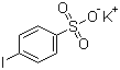 structure of CAS# 13035-63-7, Potassium 4-iodobenzenesulfonate;4-Iodo-benzenesulfonic acid potassium salt