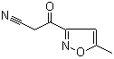 structure of CAS# 130371-64-1, 5-Methyl-beta-oxo-3-isoxazolepropanenitrile