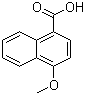 structure of CAS# 13041-62-8, 4-Methoxynaphthalene-1-carboxylic acid;4-Methoxy-1-naphthoic acid
