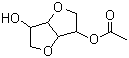 structure of CAS# 13042-39-2, 1,4:3,6-Dianhydro-D-glucitol 2-acetate;(6-Hydroxy-2,3,3a,5,6,6a-hexahydrofuro[2,3-d]furan-3-yl) acetate