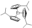 structure of CAS# 130521-76-5, Tris(isopropylcyclopentadienyl)erbium;Tris[(1,2,3,4,5-delta)-1-(1-methylethyl)-2,4-cyclopentadien-1-yl]erbium