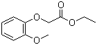 structure of CAS# 13078-21-2, Ethyl 2-(2-methoxyphenoxy)acetate;2-(2-Methoxyphenoxy)acetic acid ethyl ester