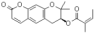 结构式 CAS# 130848-06-5, 前胡醇当归酸酯