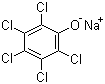 Sodium pentachlorophenolate molecular structure (CAS 131-52-2)