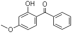 structure of CAS# 131-57-7, Oxybenzone;2-Hydroxy-4-methoxybenzophenone; 2-Benzoyl-5-methoxyphenol; 4-Methoxy-2-hydroxybenzophenone; HMB