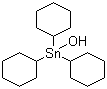 结构式 CAS# 13121-70-5, 三环锡; 三环己基氢氧化锡