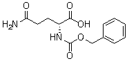 结构式 CAS# 13139-52-1, N-苄氧羰基-D-谷氨酰胺