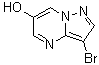 structure of CAS# 1314893-97-4, 3-Bromopyrazolo[1,5-a]pyrimidin-6-ol