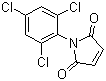 structure of CAS# 13167-25-4, N-(2,4,6-Trichlorophenyl)maleimide;1-(2,4,6-Trichlorophenyl)-1H-pyrrole-2,5-dione