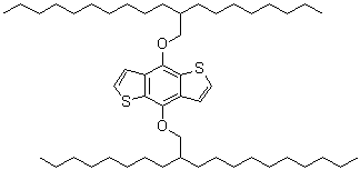 structure of CAS# 1320201-19-1, 4,8-Bis[(2-octyldodecyl)oxy]benzo[1,2-b:4,5-b']dithiophene;4,8-Bis(2-octyldodecyloxy)benzo[1,2-b:3,4-b']dithiophene
