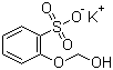 structure of CAS# 1321-14-8, Sulfogaiacol;Potassium guaiacolsulfonate; Potassium 2-(hydroxymethoxy)benzenesulfonate
