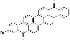 structure of CAS# 1324-17-0, Vat Violet 9;Bromobenzo[rst]phenanthro[10,1,2-cde]pentaphene-9,18-dione