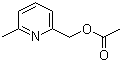 结构式 CAS# 13287-64-4, (6-甲基吡啶-2-基)甲基乙酸酯