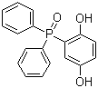 structure of CAS# 13291-46-8, (2,5-Dihydroxyphenyl)diphenylphosphine oxide;(Diphenylphosphinyl)hydroquinone