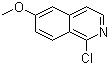 结构式 CAS# 132997-77-4, 1-氯-6-甲氧基异喹啉