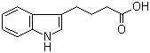 3-Indolebutyric acid molecular structure (CAS 133-32-4)
