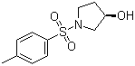 结构式 CAS# 133034-00-1, 1-(对甲苯磺酰)-(R)-(-)-3-羟基吡咯烷