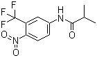 structure of CAS# 13311-84-7, Flutamide;2-Methyl-N-(4-nitro-3-[trifluoromethyl]phenyl)propanamide