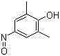 structure of CAS# 13331-93-6, 2,6-Dimethyl-4-nitrosophenol;4-Nitroso-2,6-xylenol