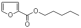 structure of CAS# 1334-82-3, Furancarboxylic acid pentyl ester;Furoic acid pentyl ester; Amyl furoate